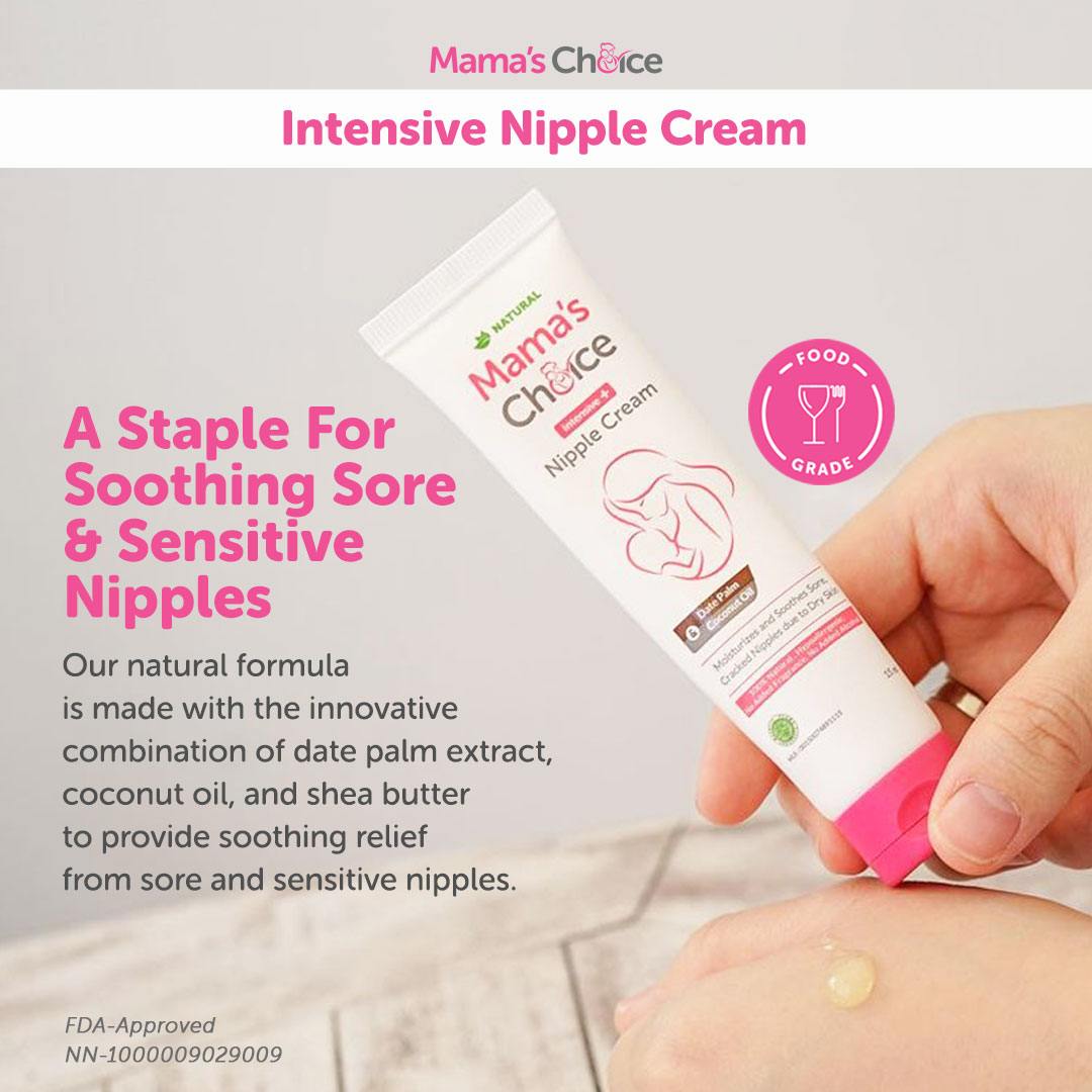 Mama's Choice Nipple Cream for Dry Nipples when Breastfeeding