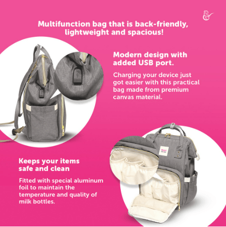Multifunction Large Capacity Maternity Backpack