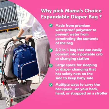Expandable Diaper Bag