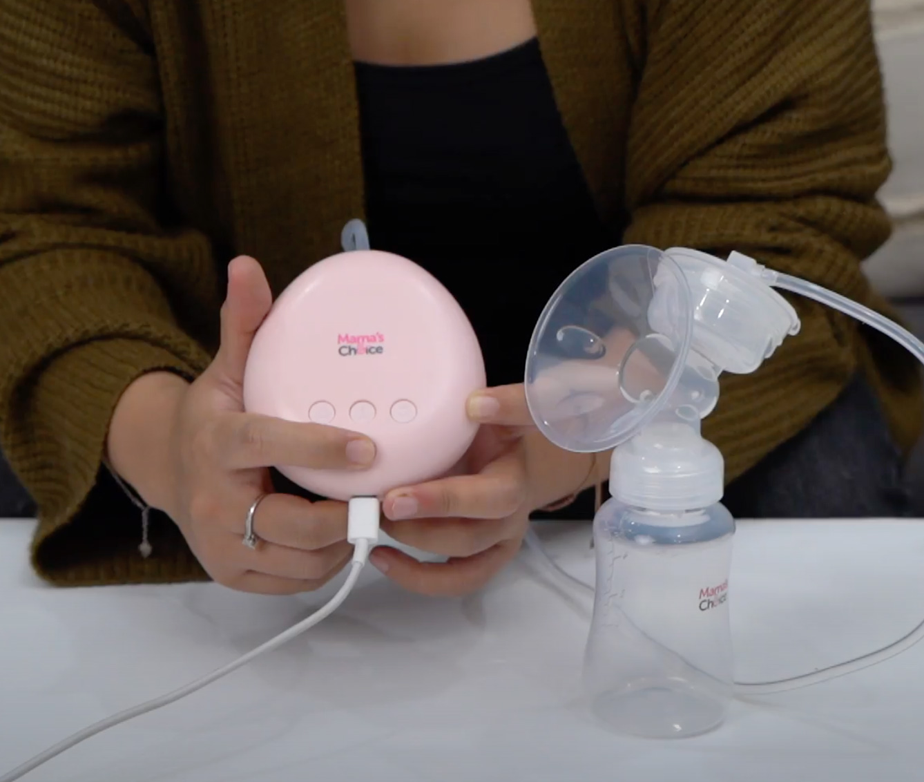 How-to-use-electric-breast-pump---adjust-suction-level